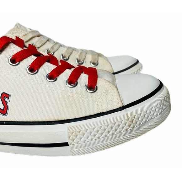Los Angeles Angels Unisex Canvas Baseball Shoes MLB Sneakers Sz 39 M 6.5 W 8.5 - Picture 4 of 11